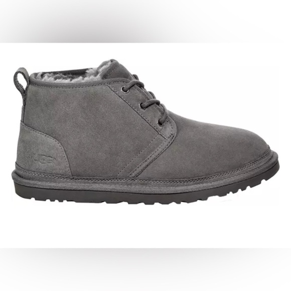 UGG Men's Neumel Suede Casual Boots gray - Picture 1 of 9